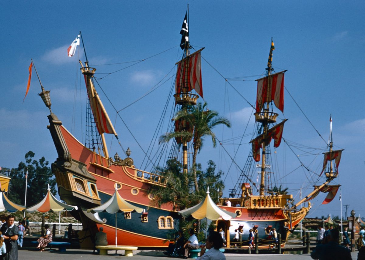 Disneyland 1955 Kodachrome California