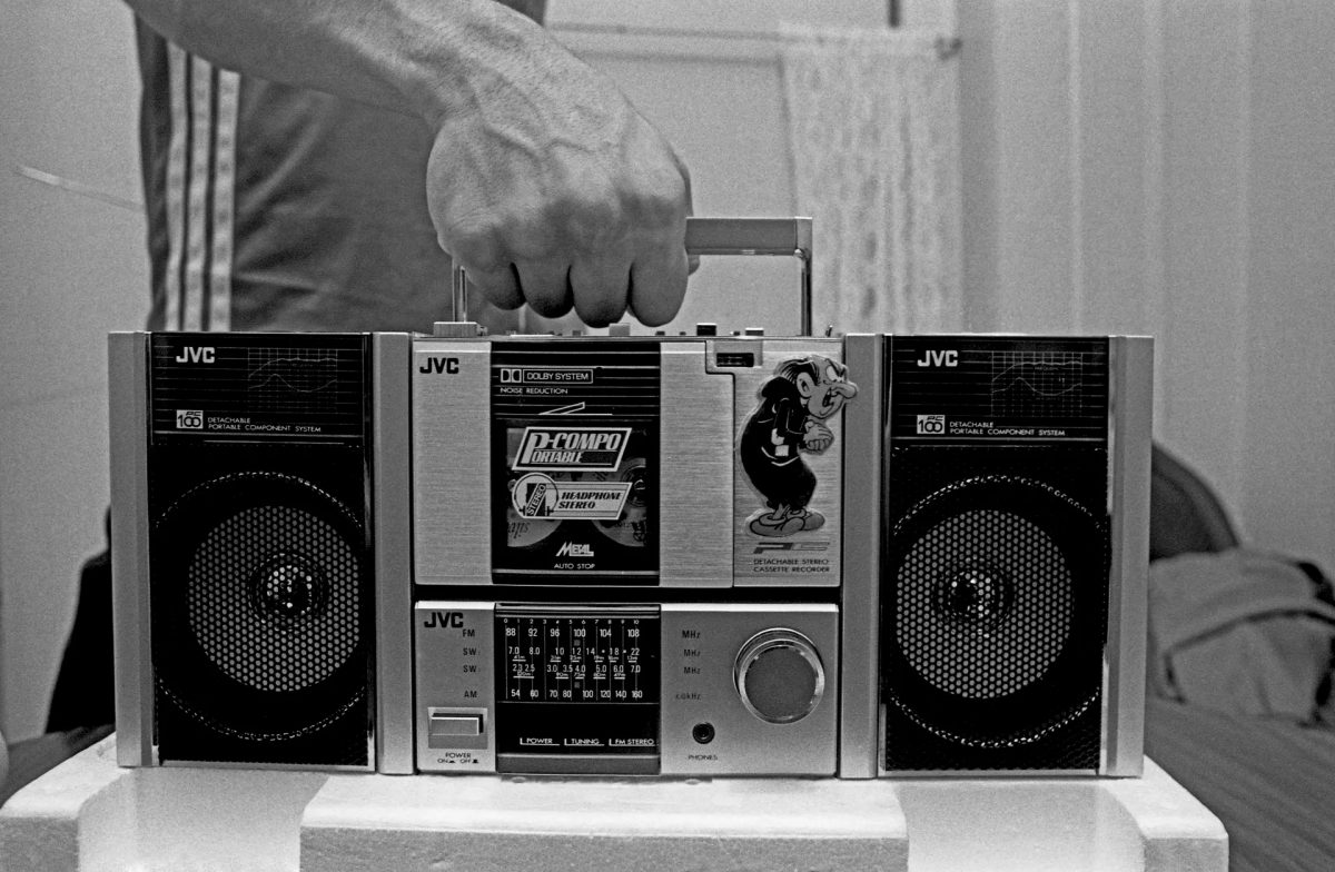 Mr Freeze stepping out with his boombox