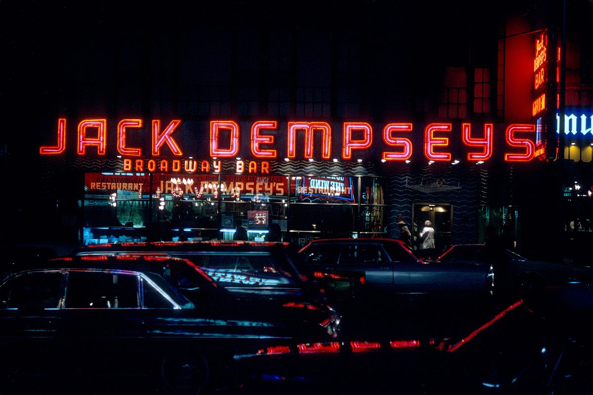November 1967 Jack Dempseys Bar, Broadway, NYC New York Gerry Cranham