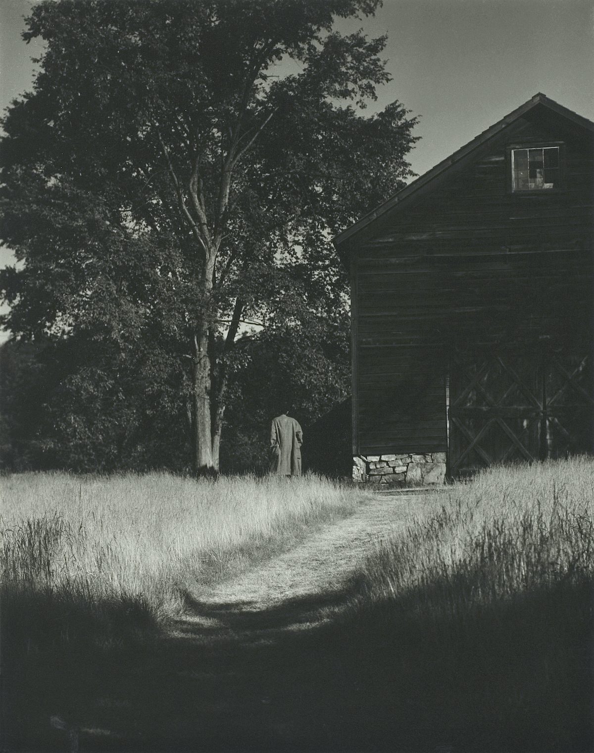 Barn, Lake George (1936) by Alfred Stieglitz. 