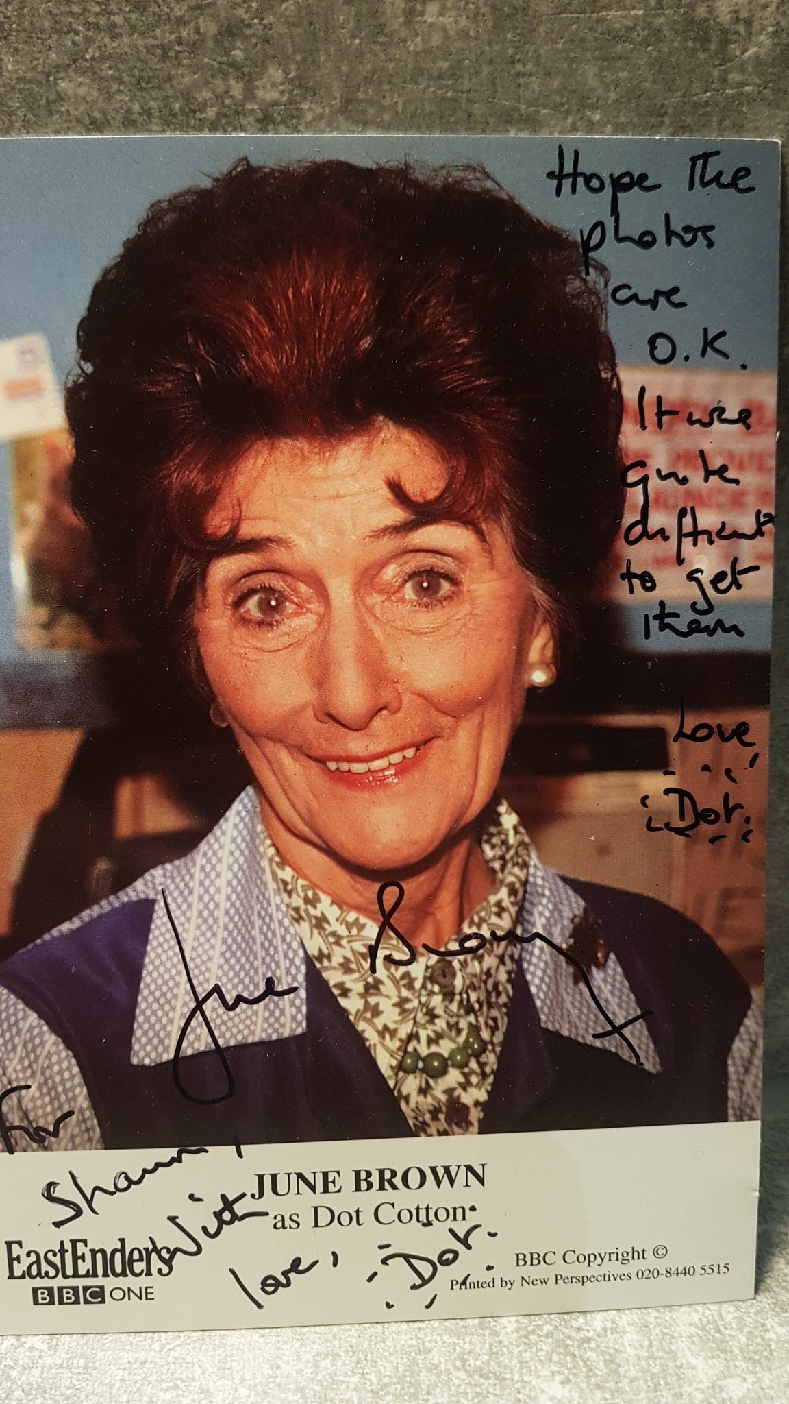 June Brown Dot Cotton EastEnders