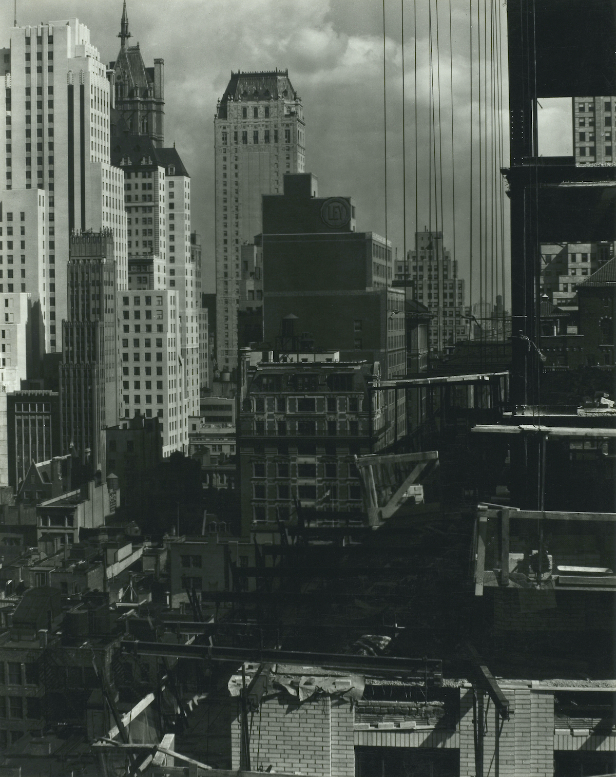 From the Back–Window 291 (1915) by Alfred Stieglitz.