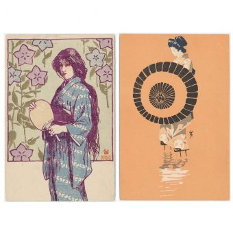 Stunning Early 20th Century Japanese Postcards