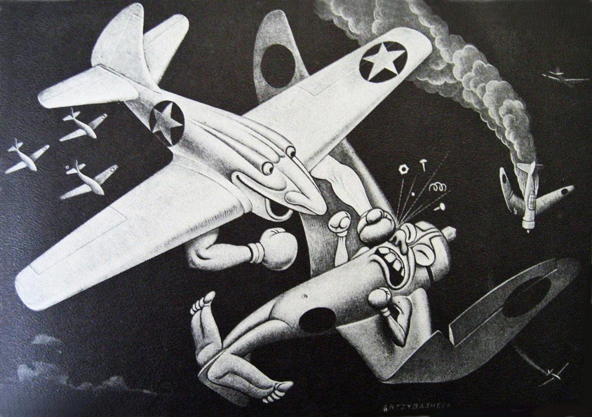 Ilustrações Anti-Nazis do Ilustrador Boris Artzybasheff Artes & contextos Boris Artzybasheff world war axis c