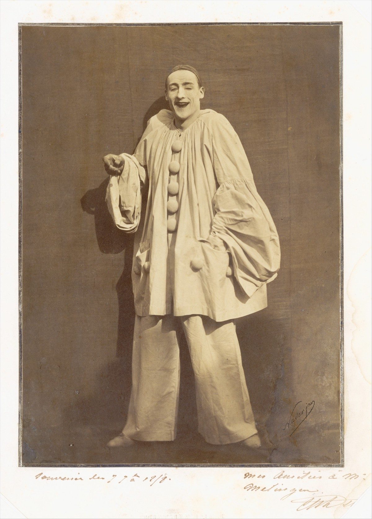 Charles_Deburau_-_Pierrot_écoutant,_by_Nadar,_1854-1855