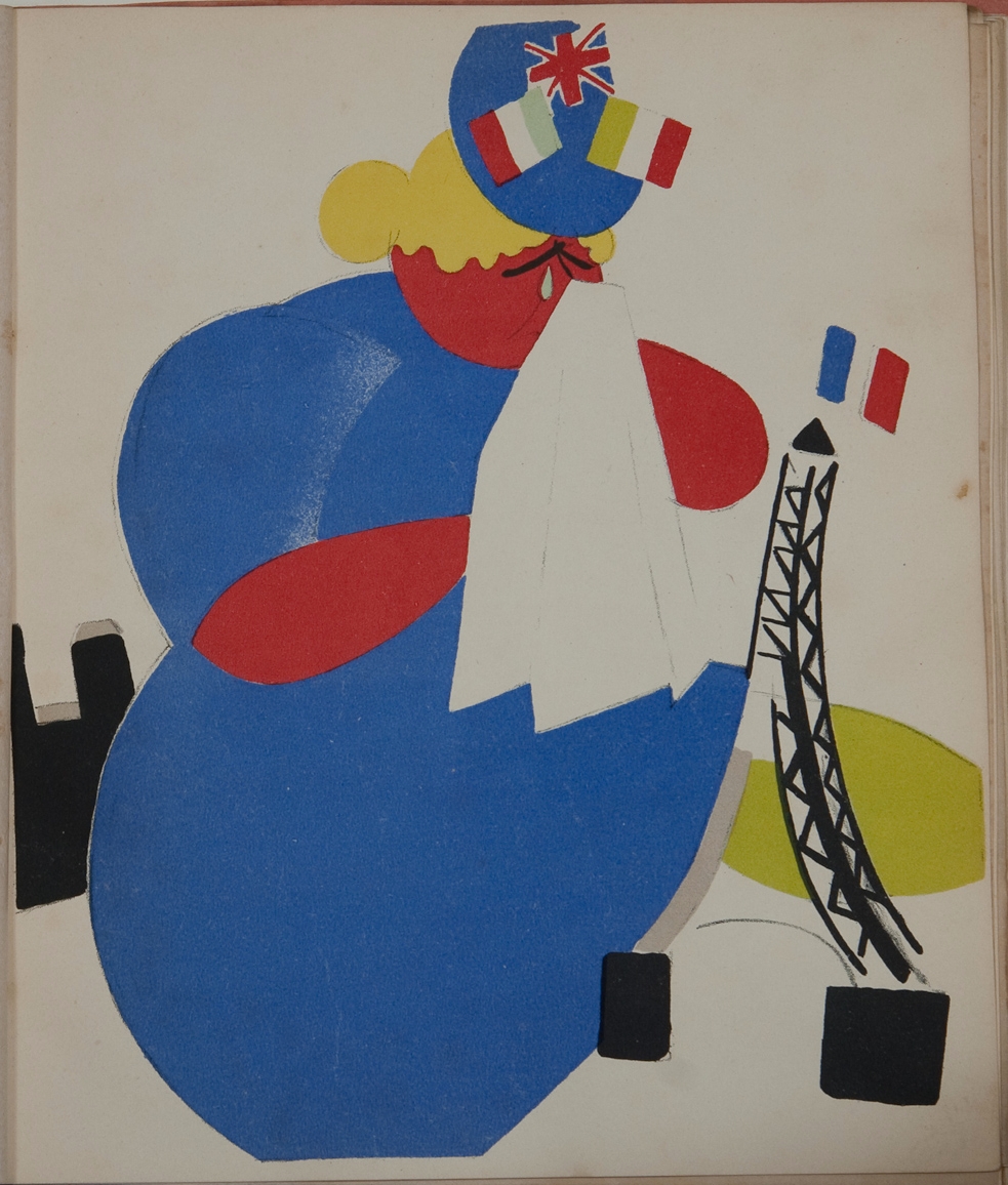 Propaganda lithographs from 'Russian Placards, Placard Russe 1917-1922' by Vladimir Lebedev, 1923