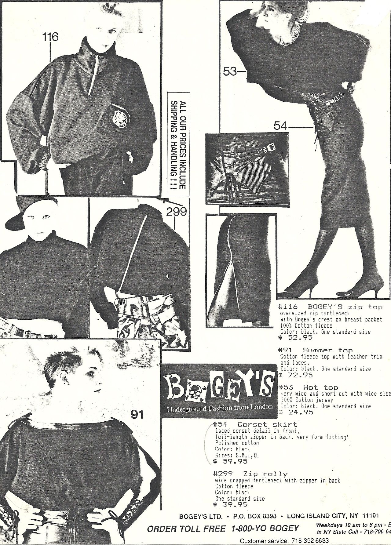 Bogey's underground fashion from london