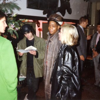 Snapshots At An NYC Art Reception: Basquiat, Sprouse, Debbie Harry, c. 1987