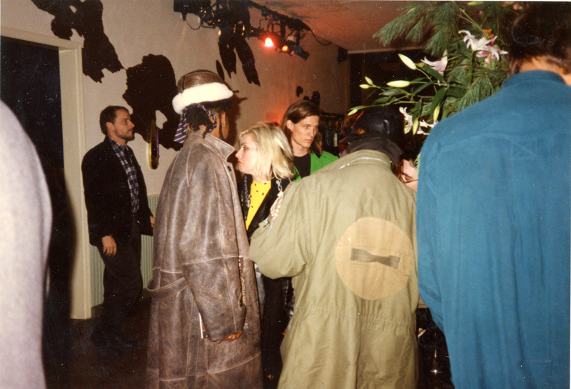 Snapshots At An Art Reception: Basquiat, Sprouse, Debbie Harry, 1987/88