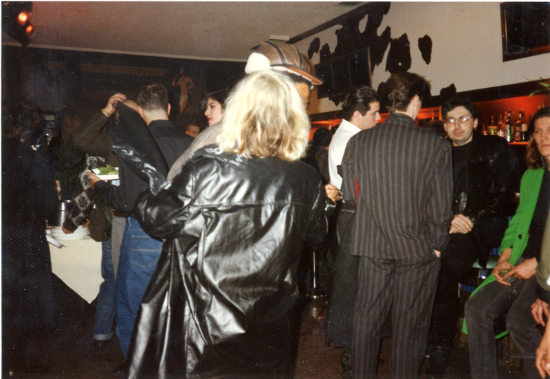 Snapshots At An Art Reception: Basquiat, Sprouse, Debbie Harry, 1987/88