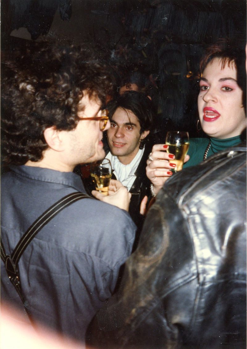 Snapshots At An Art Reception: Basquiat, Sprouse, Debbie Harry, 1987/88