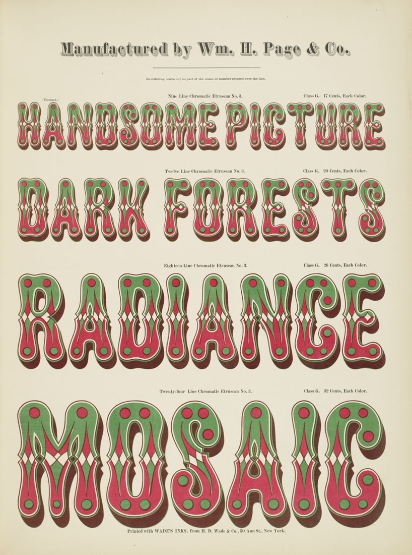 Chromatic Wood Type