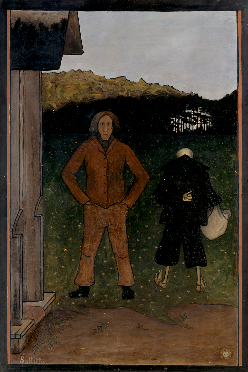 Death and the Peasant by Hugo Simberg - 1896