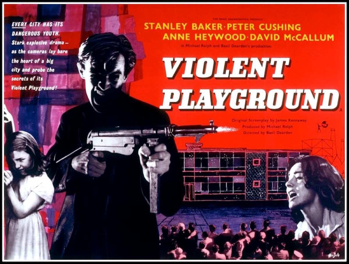 Violent Playground, David McCallum, film, James Kennaway, 1950s, crime, juventude