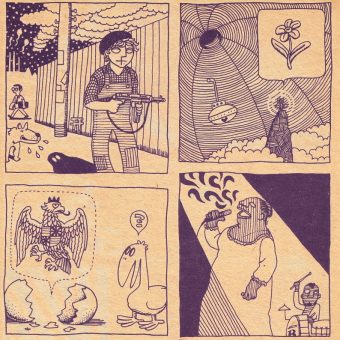 Vintage Avant-Garde Manga in Garo by Maki Sasaki, 1967