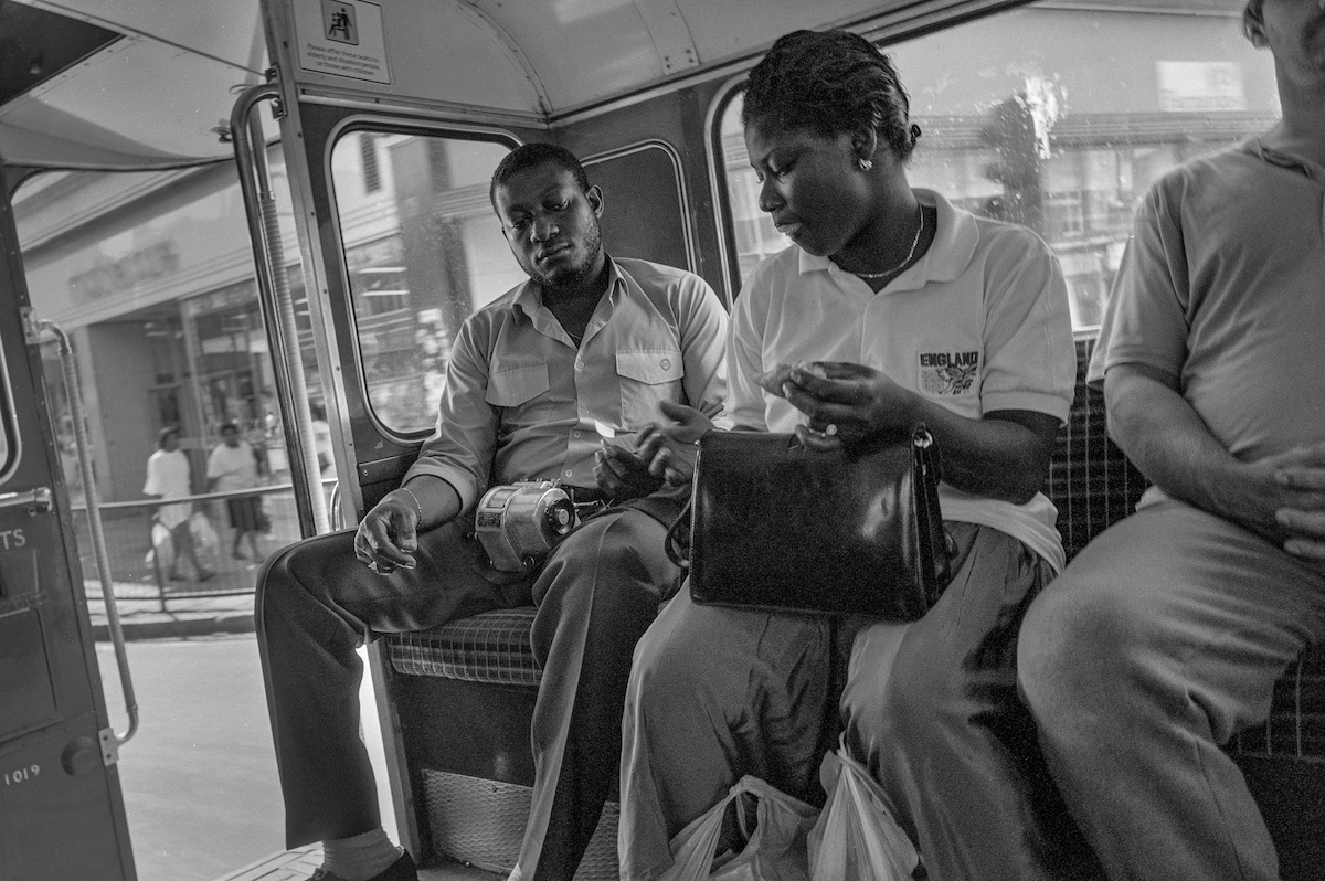 London bus passengers