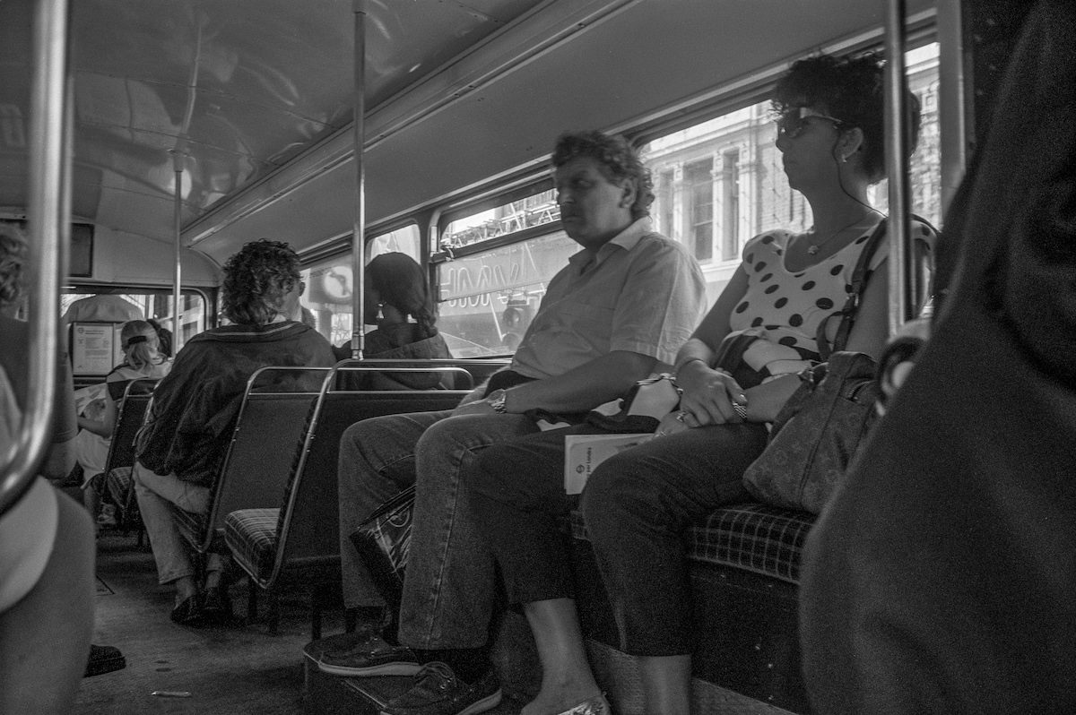 London bus passengers
