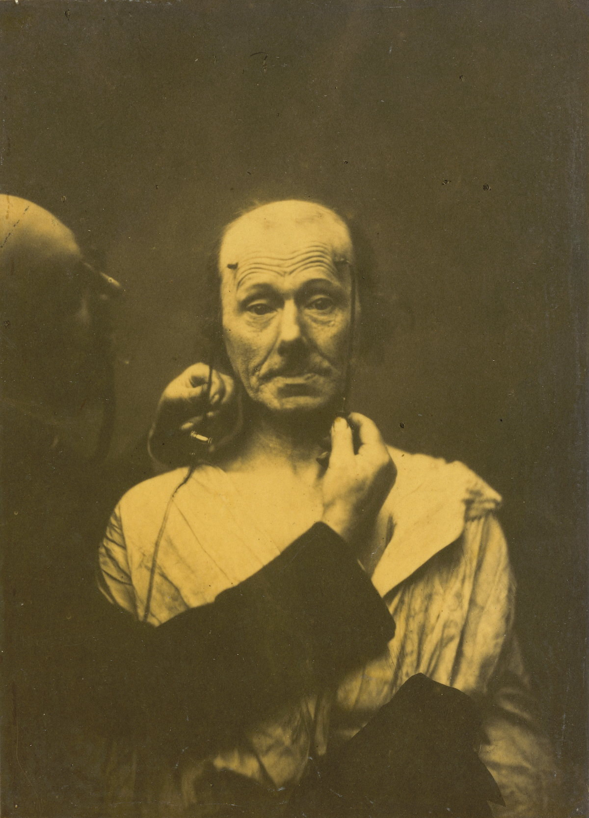 Experiments in facial expressions by Guillaume-Benjamin-Amand Duchenne de Boulogne