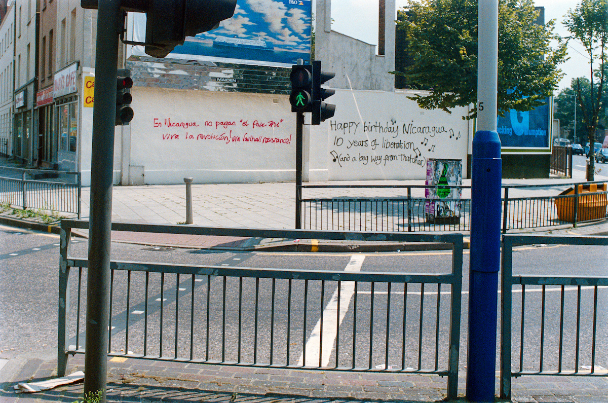 Graffiti Kennington Lane Harleyford Rd Vauxhall Lambeth 1989 a