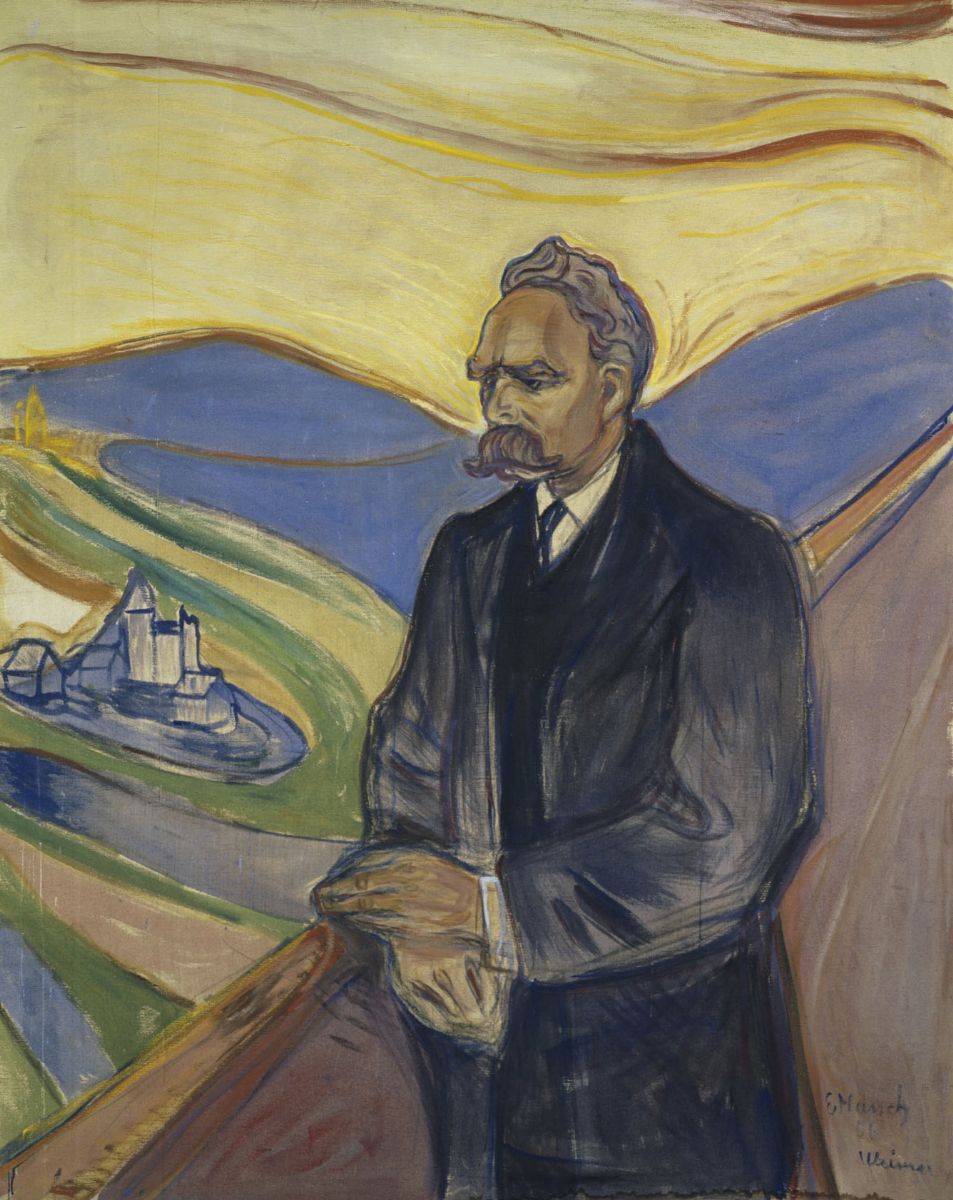  Portrait of Nietzsche by Edvard Munch, 1906
