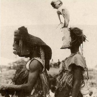 Incredible Masks in The African Phantom, 1931