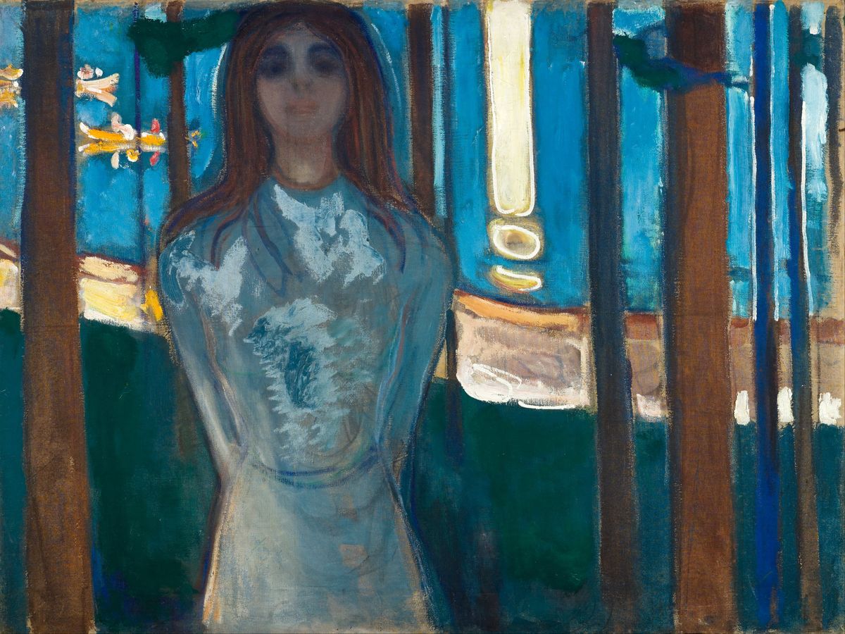 The Voice, Summer Night by Edvard Munch - 1896