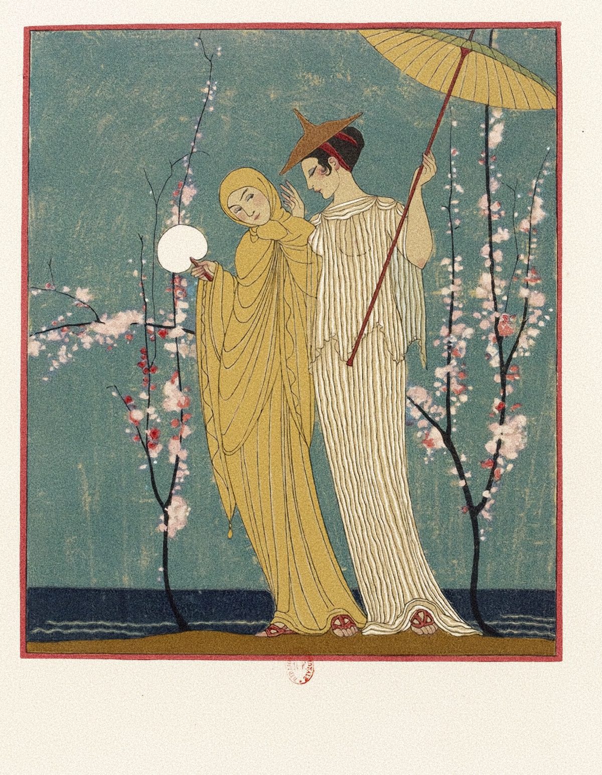 Les Chansons de Bilitis, illustrated by George Barbier 