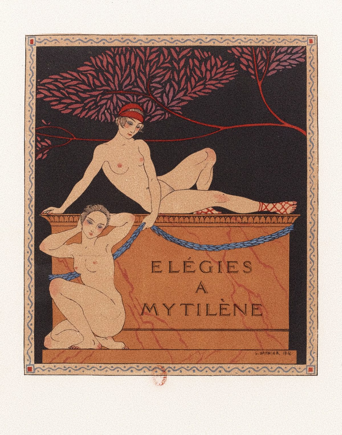 Les Chansons de Bilitis, illustrated by George Barbier 