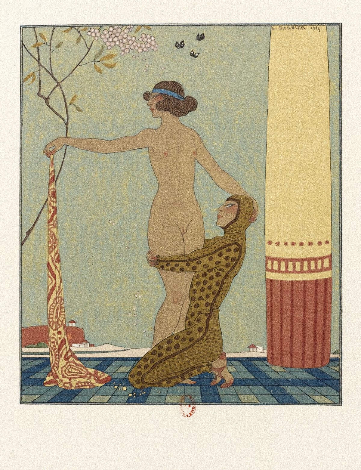 Les Chansons de Bilitis, illustrated by George Barbier 