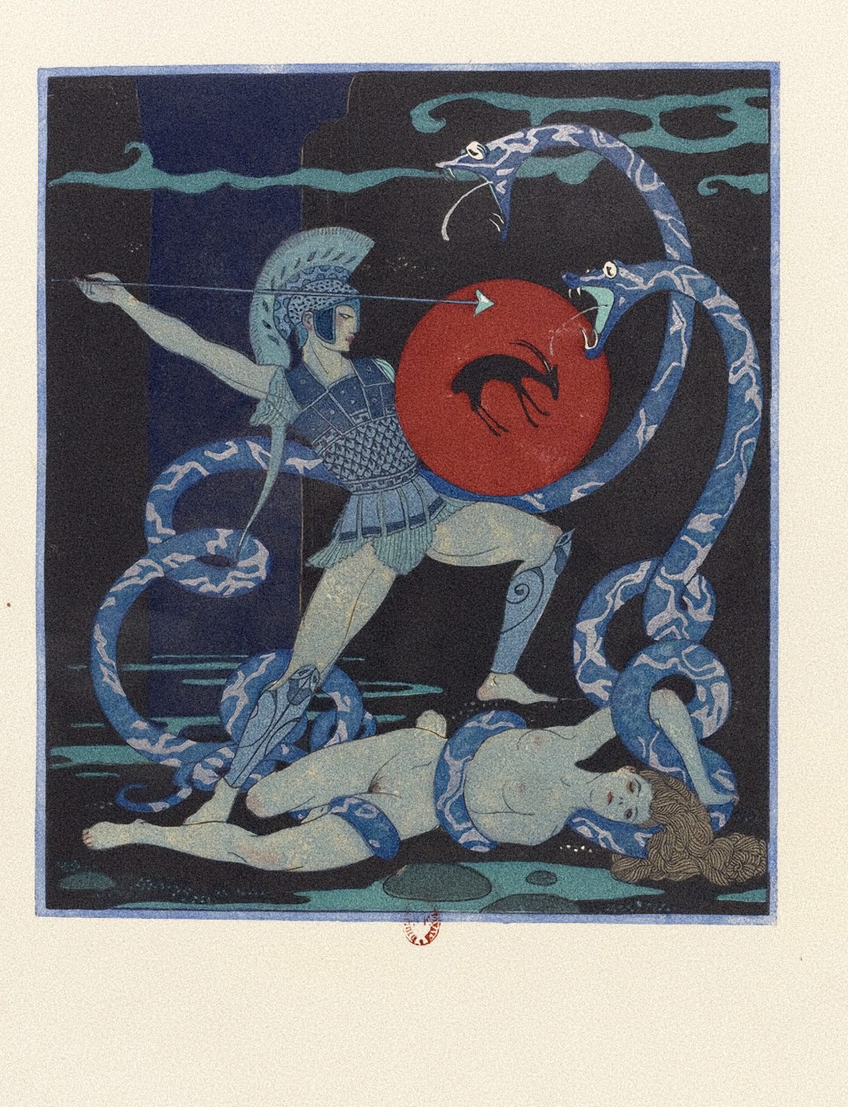 Les Chansons de Bilitis, illustrated by George Barbier 