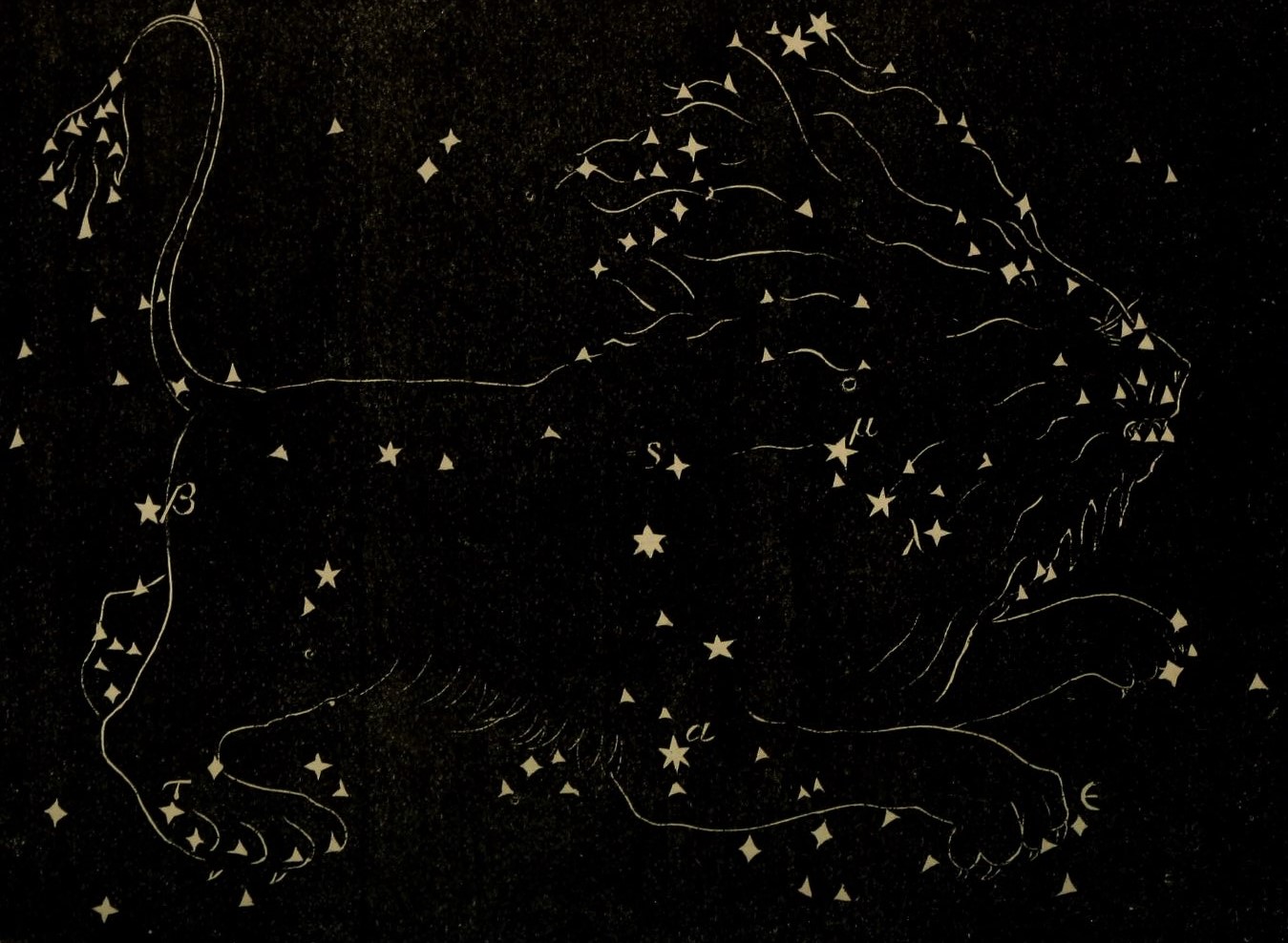 The Original Constellation of the Lion Flowers of the Sky by Richard A. Proctor (1879)
