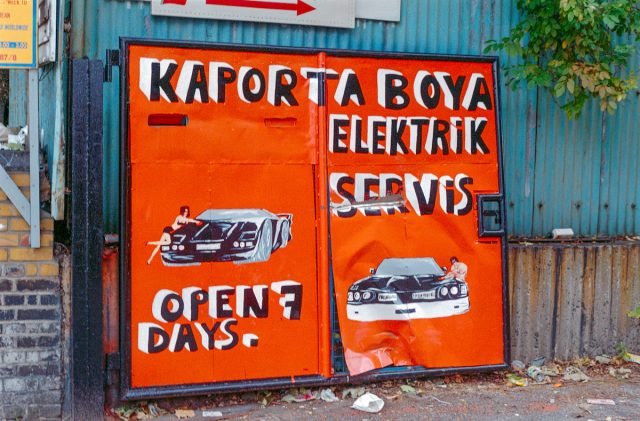 Kaporta Boya, Elektrik Servis, Sovereigh Garage, London, 1993, 93c08-01 ...