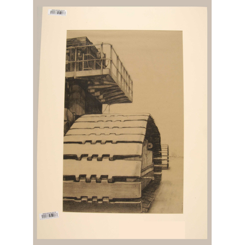 Untitled (charcoal on paper) n.d. by Jim Mahoney Jr