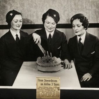 A Great Scrapbook Kept by the First American Airlines Chief Stewardess – 1933-1936