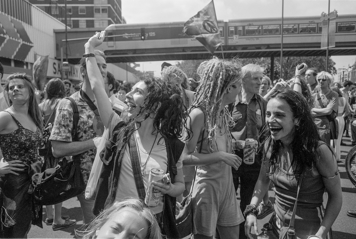 Protest London A41 1996 41 Flashbak