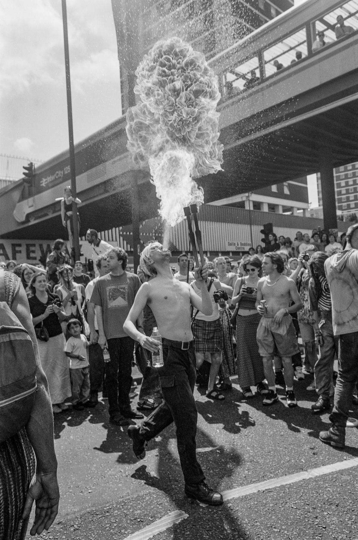 Protest London A41 1996