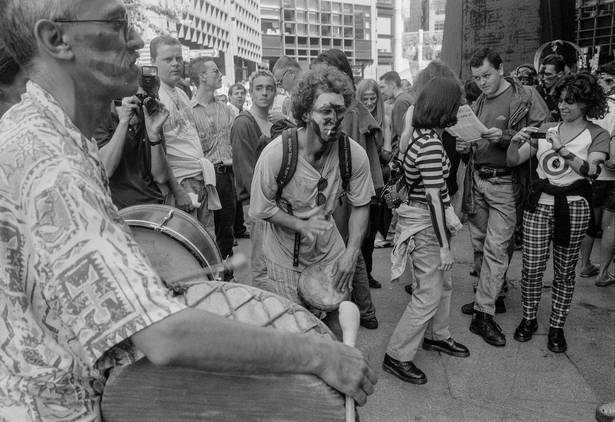 Protest London A41 1996 71 Flashbak