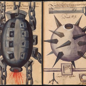 Bee Bombs and Other Artillery Weapons from a 17th Century Weapons Catalogue