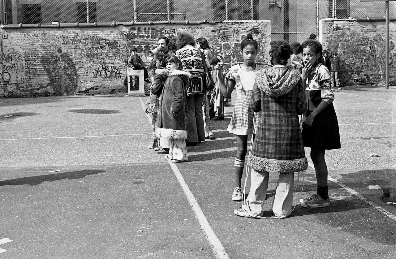 LES School Playground 1976 - © Rich Allen