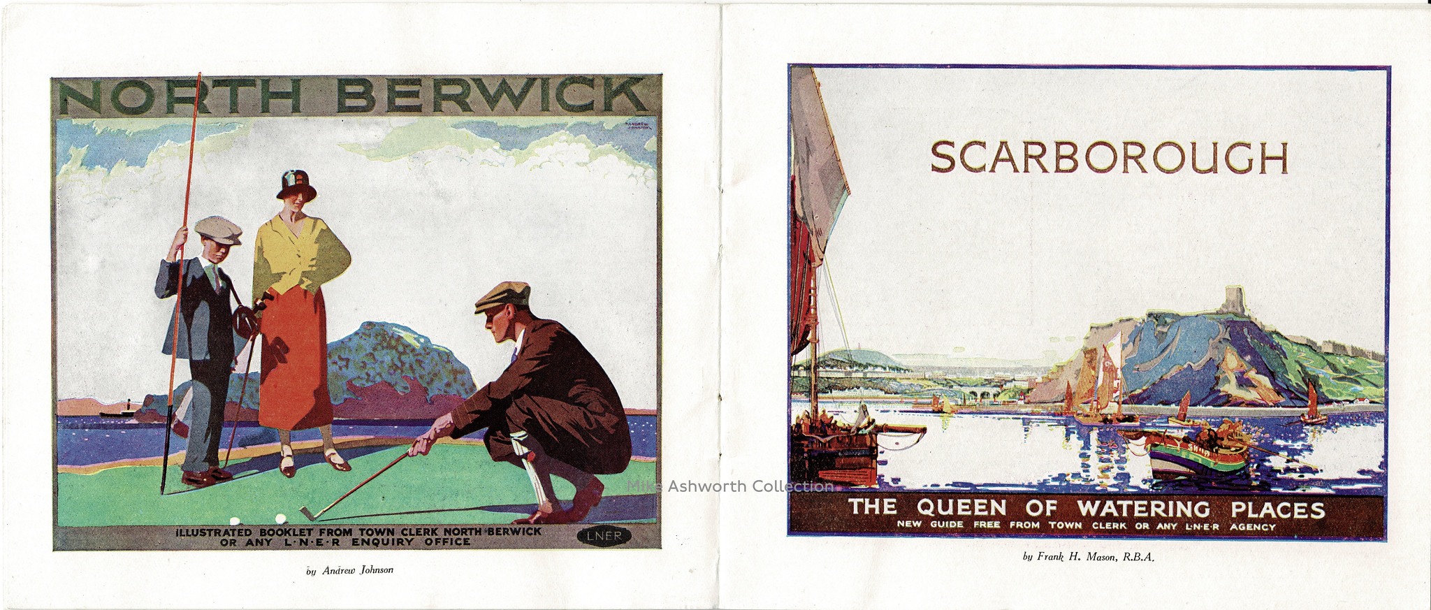 LNER rail travel posters