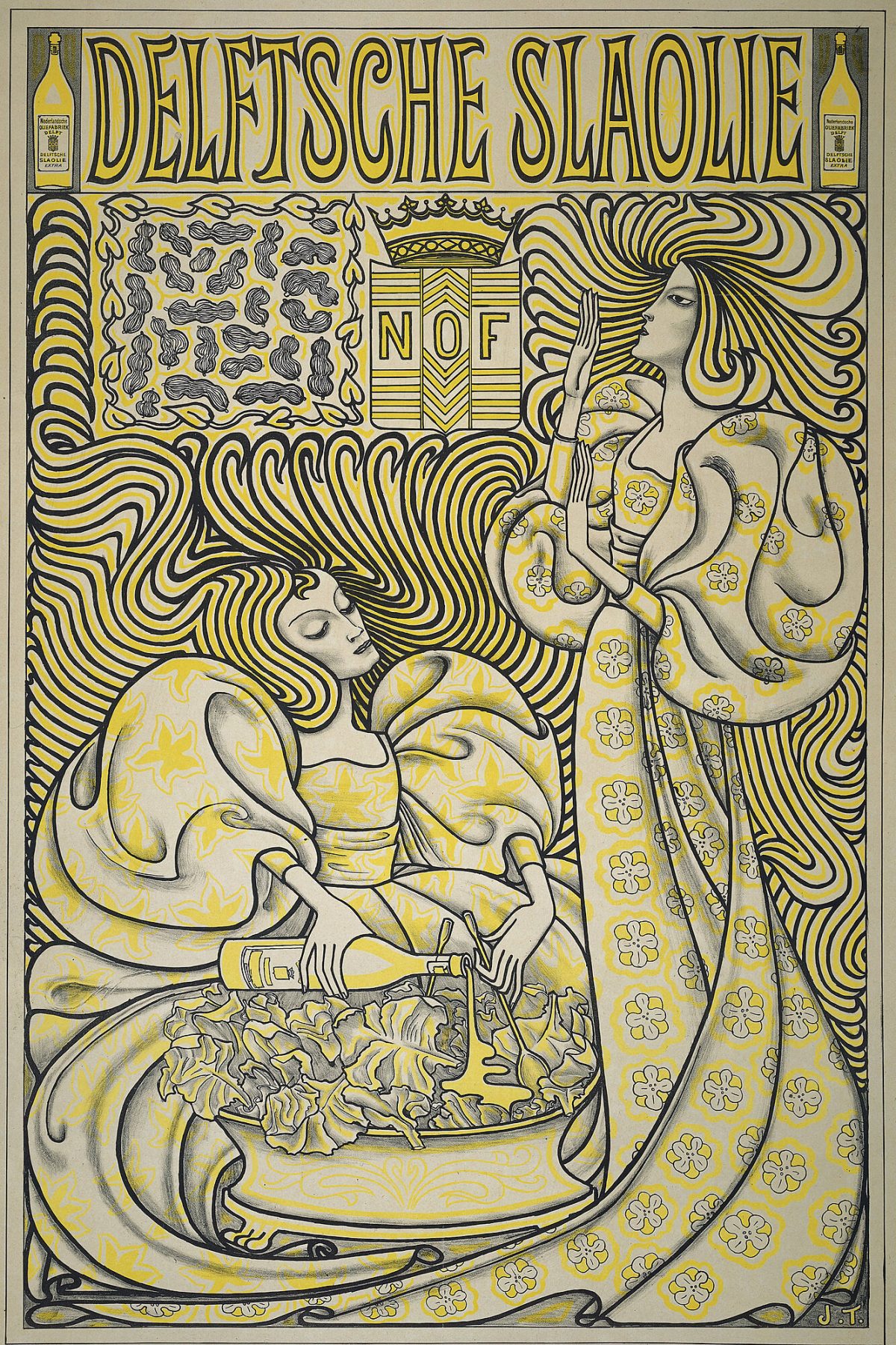 Poster for Delft Salad Oil, Jan Toorop, 1894