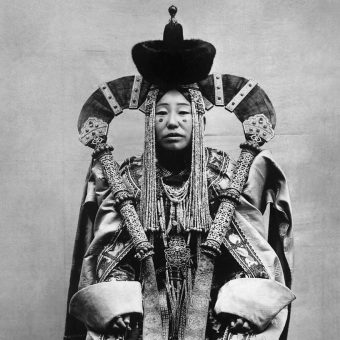 Sublime Portrait of Mongolian Aristocracy From The Early 20th Century