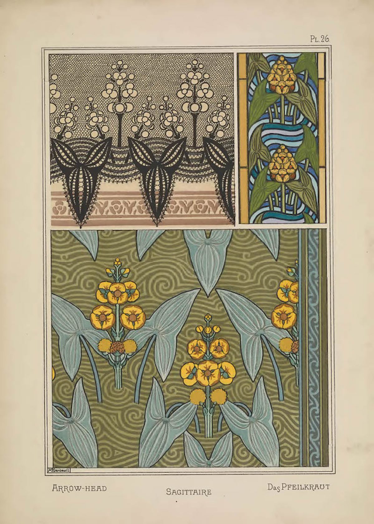 Eugene Grasset Plants and Their Application to Ornament-