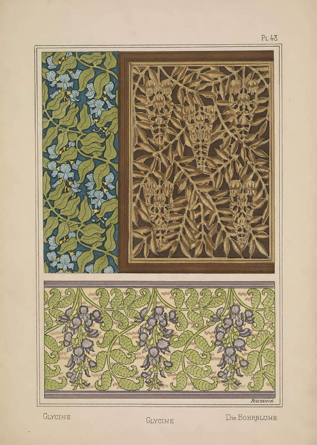 Eugene Grasset Plants and Their Application to Ornament-91 - Flashbak