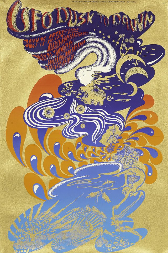 Posters From London's Psychedelic UFO Club - 1966-1967 - Flashbak