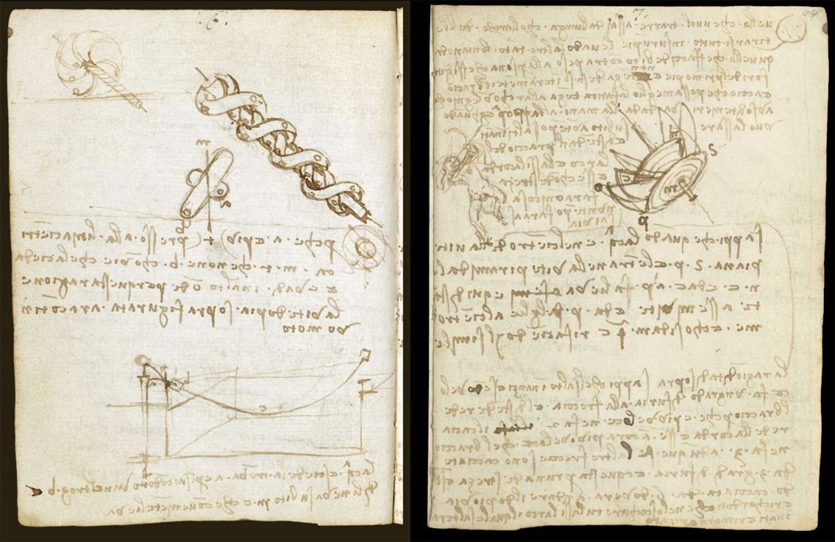 leonardo vinci notebooks