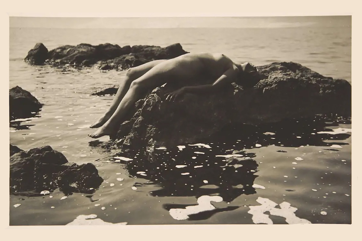 Nude at the seaside (Anna Koppitz) by Rudolf Koppitz, 1923