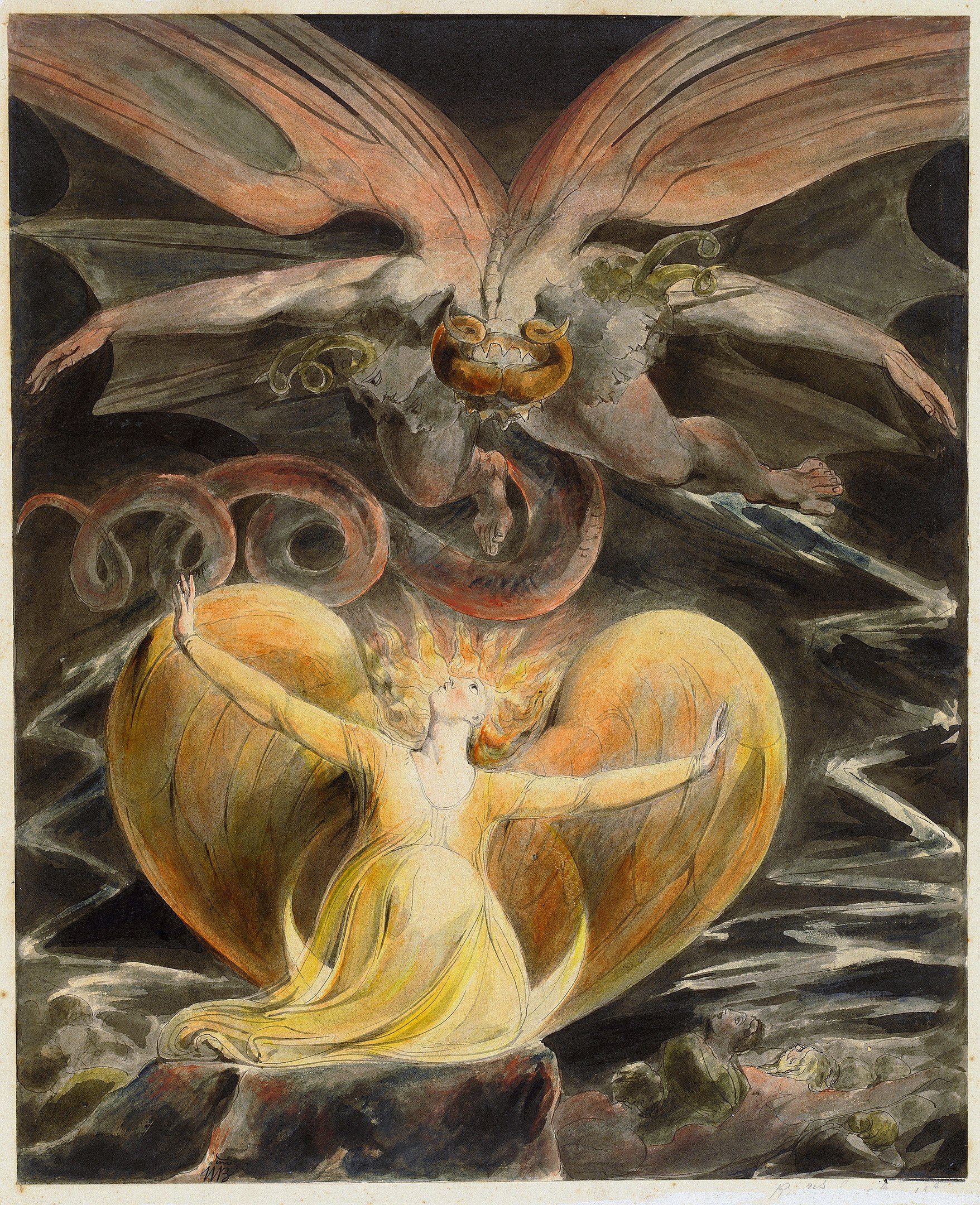The Great Red Dragon and the Woman Clothed with the Sun (National Gallery)