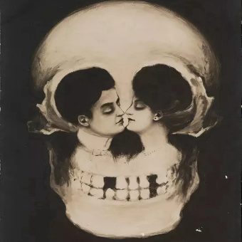 Dear Dead Heads: Vintage Skull Postcards