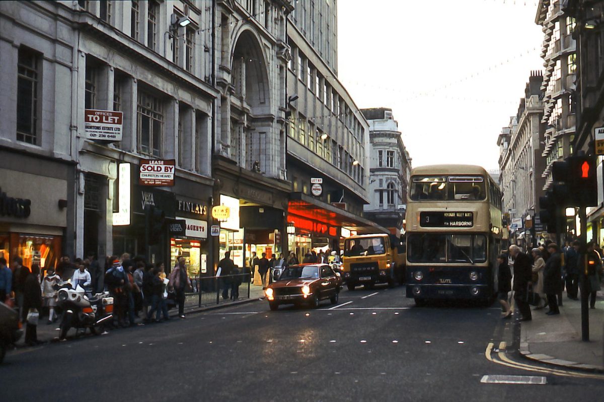New Street, Birmingham, 30 December 1982